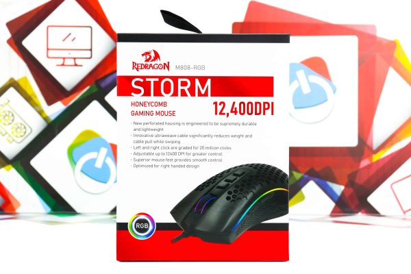 Gaming miš Redragon Storm 12400dpi M808-RGB