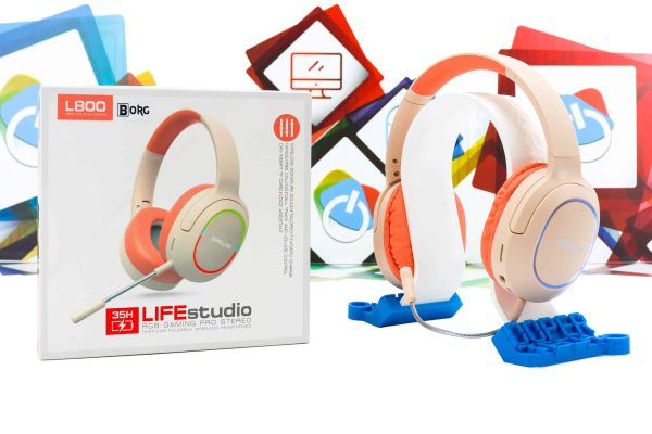 Slušalice bežične Borg L800 RGB Wireless - Slika 4