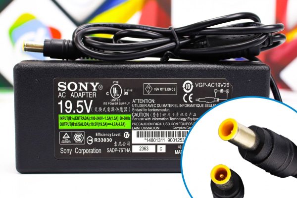 Punjač za laptop Sony 19,5V 4,7A 90W 6,0x4,4mm