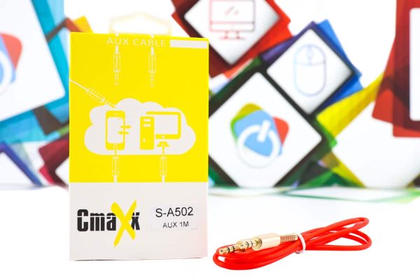 Audio AUX kabal 1m 3,5mm Cmaxx S-A502
