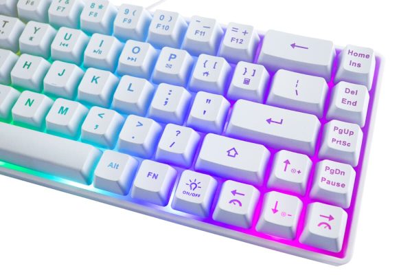 Gaming tipkovnica White Shark Ronin LED RGB bijela - Slika 5