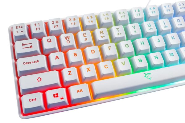 Gaming tipkovnica White Shark Ronin LED RGB bijela - Slika 3