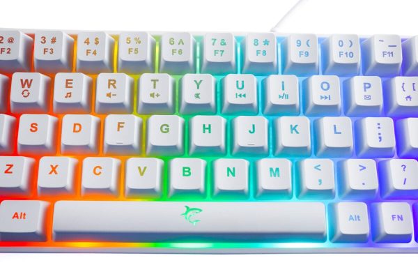 Gaming tipkovnica White Shark Ronin LED RGB bijela - Slika 4
