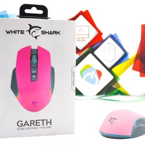 Gaming miš White Shark Gareth Pink 6400dpi GM-5009