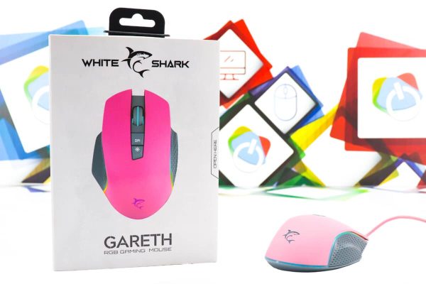 Gaming miš White Shark Gareth Pink 6400dpi GM-5009