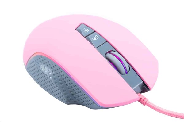 Gaming miš White Shark Gareth Pink 6400dpi GM-5009 - Slika 4
