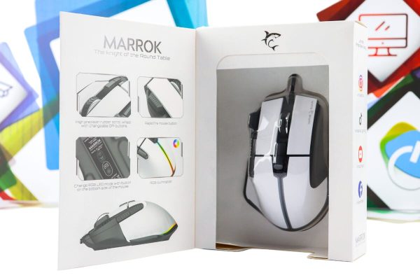Gaming miš White Shark Marrok White GM-9006 12.000dpi - Slika 10