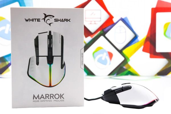 Gaming miš White Shark Marrok White GM-9006 12.000dpi