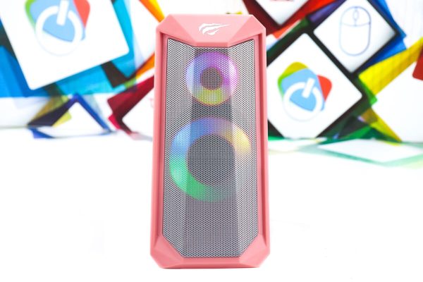 Zvučnici Havit SK202 Pink RGB 2x 5W 2.0 - Slika 3