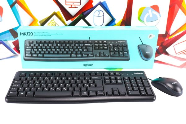 Tipkovnica i miš žičani set Logitech MK120