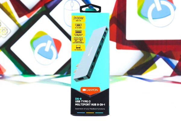 Multiport Hub Canyon DS-8 8u1 USB Type-C