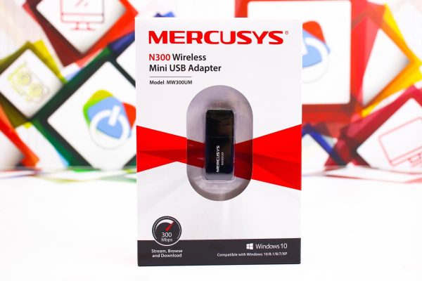 Wireless Mini USB Adapter Mercusys MW300UM 300Mbps