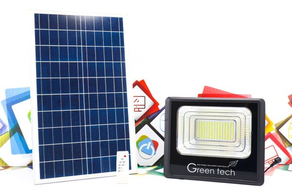 LED solarni reflektor 100W Green Tech SLF-100W-CW IP 65