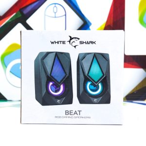 Zvučnici White Shark Beat RGB 2x 3W 2.0