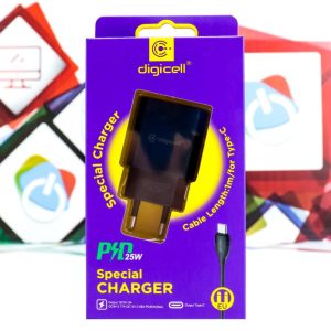 Kućni punjač s kablom Digicell USB Type-C 25W 5V 3A