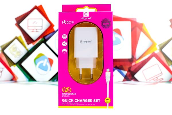 Kućni punjač s kablom Digicell USB Micro 18W 5V 3A