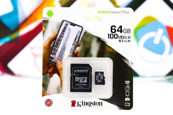 Micro SD card Kingston Canvas Select Plus 64GB 100Mb/s