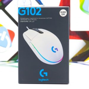 Miš Logitech LightSync G102 8000dpi RGB LED bijeli