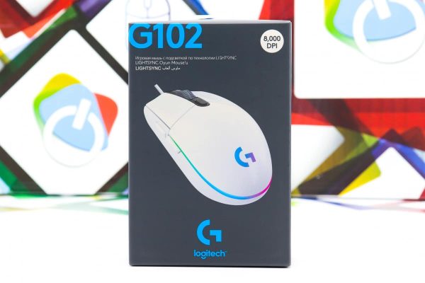 Miš Logitech LightSync G102 8000dpi RGB LED bijeli