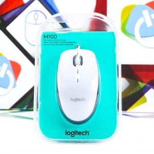 Miš Logitech M100 bijeli