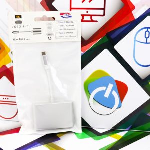 USB 3.1 Type C - USB 3.0 , VGA , USB Type C 3u1 adapter