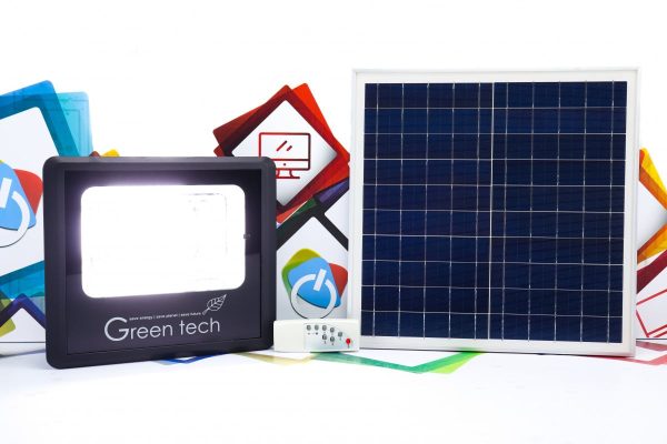 LED solarni reflektor 60W Green Tech SLF-60W-CW IP 65 - Slika 2