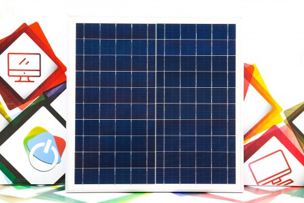 LED solarni reflektor 60W Green Tech SLF-60W-CW IP 65 - Slika 3
