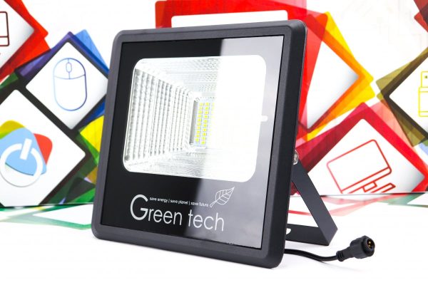 LED solarni reflektor 60W Green Tech SLF-60W-CW IP 65 - Slika 6