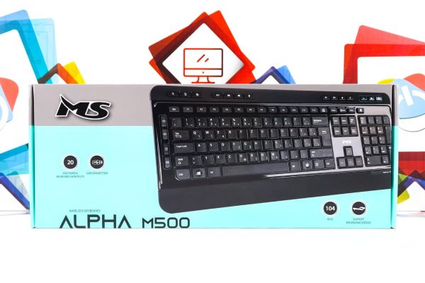 Tipkovnica bežična MS Alpha M500 wireless