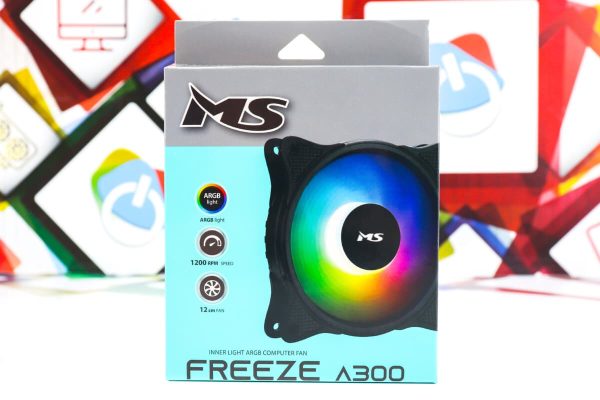 Cooler za kućište MS Freeze A300 aRGB 120mm 1200rpm