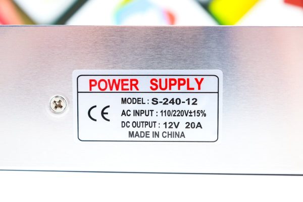AC adapter napajanje S-240-12 12V 20A 240W videonadzor LED - Slika 3