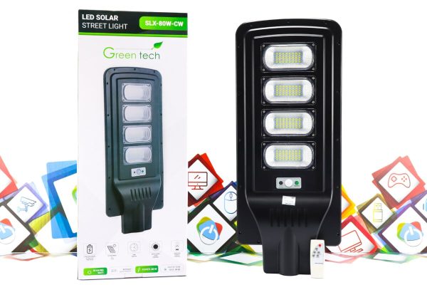 LED solarna ulična rasvjeta GreenTech SLX-80W-CW 80W