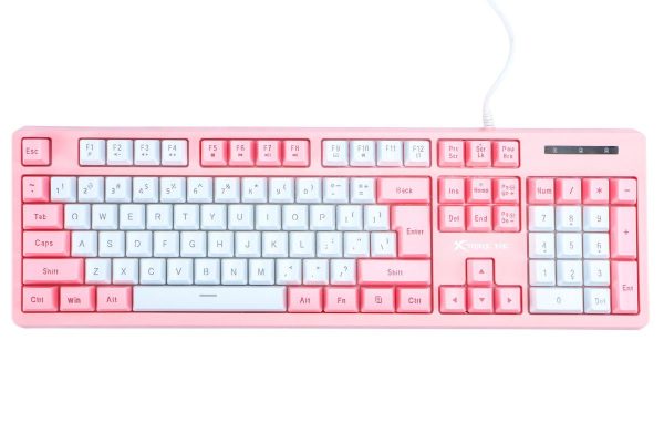 Gaming tipkovnica Xtrike Me KB-706K roza LED - Slika 2