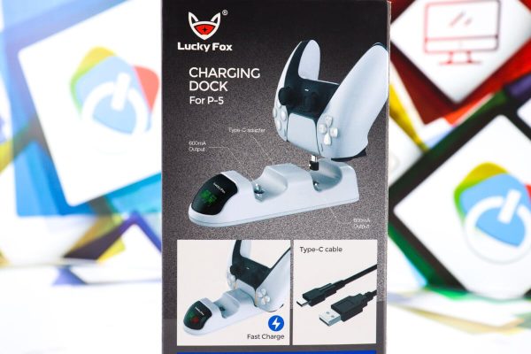 Punjač za joystick Lucky Fox PS5 LF-0518 charging dock - Slika 3