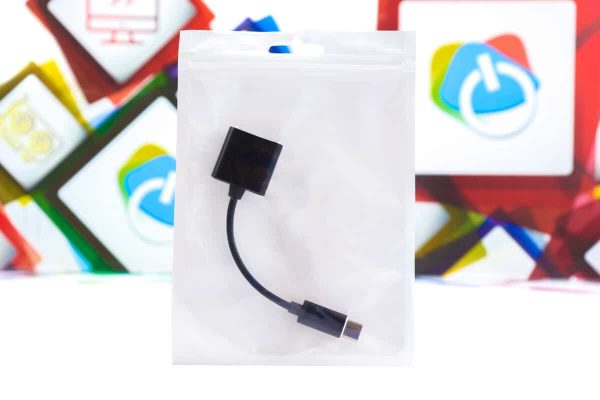 OTG kabal USB type-C na type-C + 3.5mm Sound Adapter