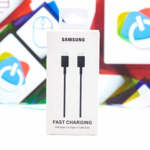 USB Type-C na Type-C kabal Samsung 1m 3A crni
