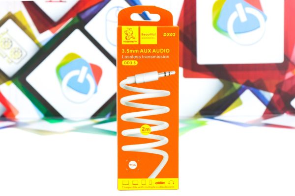 Audio AUX kabal 2m 3,5mm Denmen DX02