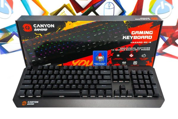 Gaming tipkovnica Canyon Hazard GK-6 RGB mehanička