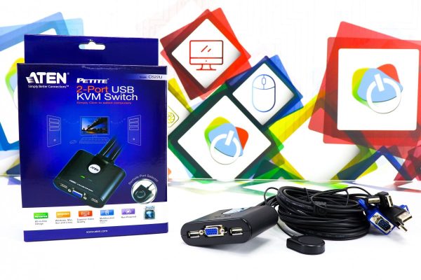 Aten Petite 2-port USB KVM Switch