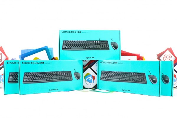Tipkovnica i miš žičani set Logitech MK200 Media