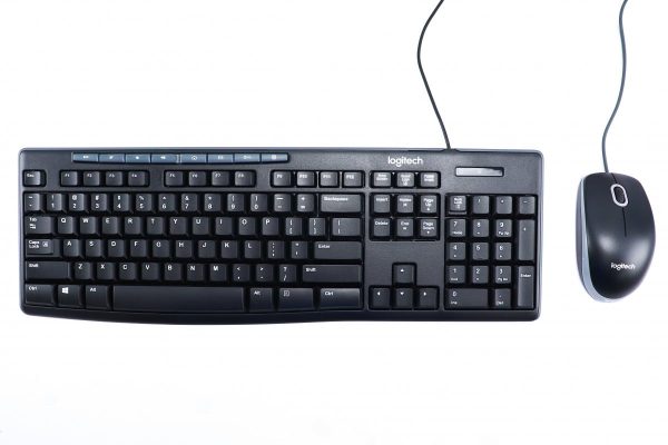 Tipkovnica i miš žičani set Logitech MK200 Media - Slika 3