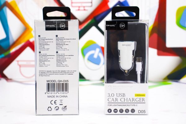 Auto punjač s kablom Micro USB 3.0 QH-D05