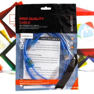 Kabel za printer USB-A na USB-B Gigatech 1,5m