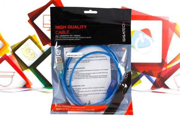 Kabel USB-A na USB-F Gigatech 5m - Slika 5