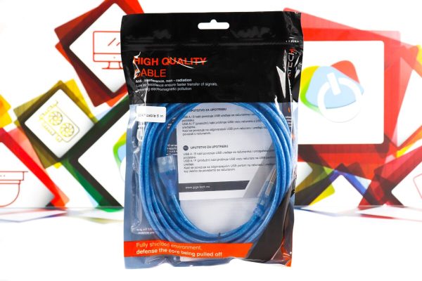 Kabel USB-A na USB-F Gigatech 5m