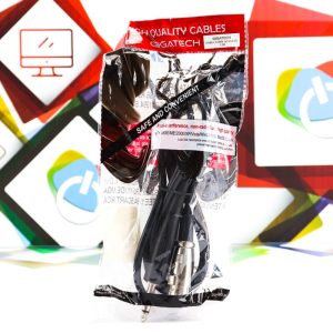 Kabel za mikrofon Gigatech 6,3mm (M) - XLR (F) 1,5m