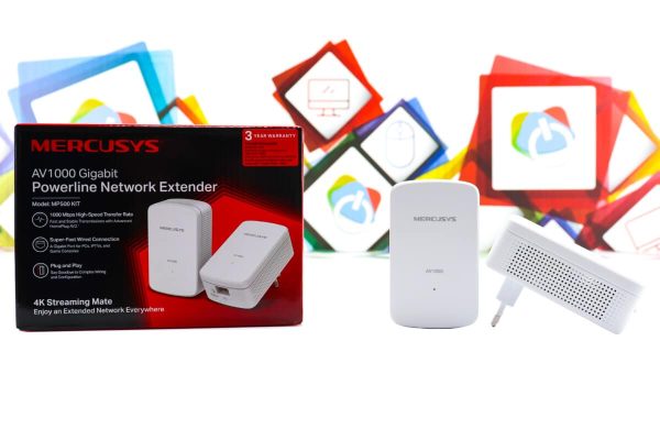 Powerline extender Mercusys MP500 KIT AV1000 Gigabit