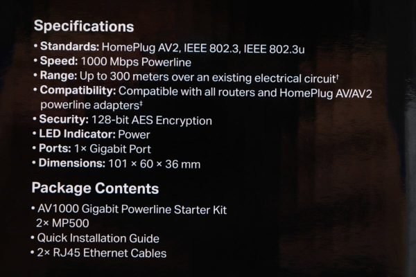Powerline extender Mercusys MP500 KIT AV1000 Gigabit - Slika 5