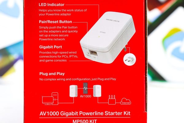 Powerline extender Mercusys MP500 KIT AV1000 Gigabit - Slika 7