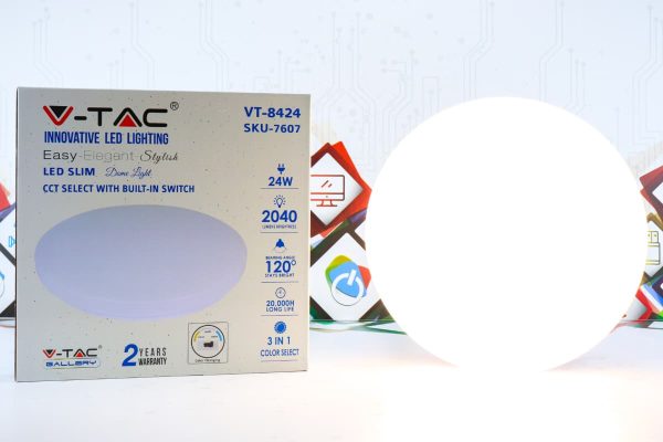 LED Plafonjera V-Tac 24W SKU-7607 VT-8424 - Slika 2